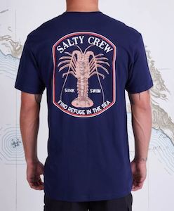 Salty Crew Spiny S/S Tee-Navy