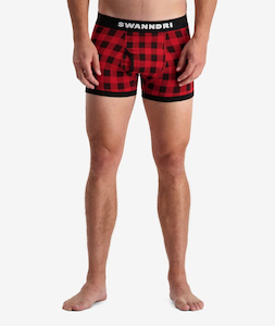 Swanndri Undies-Red Black Check