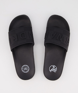 Clothing: Swanni Boss Slides-Black