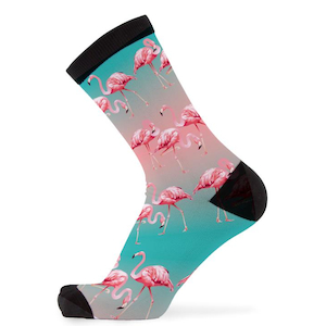 Flamingo Printed Bamboo Socks