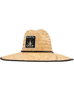 Salty Crew Tailed Straw Hat-Black