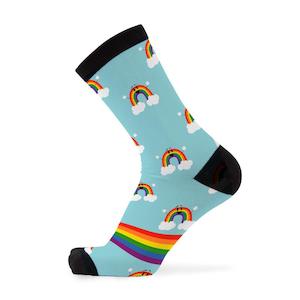 Clothing: Rainbow Printed Bamboo Socks