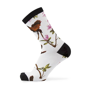 Fantail Bamboo Print Socks