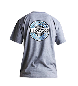 Sexwax Fade Tee-Grey Marle