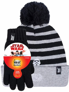 Kids Heat Holders Licensed Star Wars Hat & Gloves