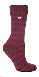 Women’s Heat Holder Striped Thermal Socks