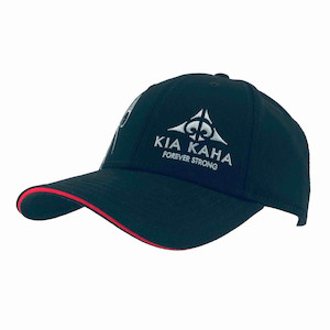 Kia Kaha Ngaru Cap-Black