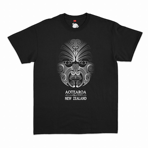 Kiwi Planet Moko Tee-Black