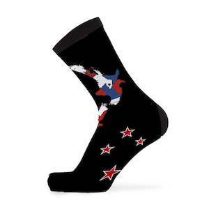 NZ Flag Printed Bamboo Socks