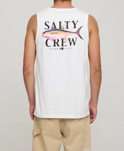 Salty Crew Yellow Fin Regular Tank-White