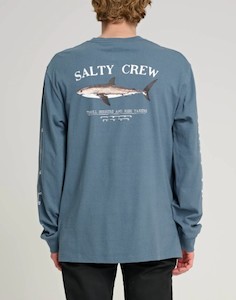 Clothing: Salty Crew Bruce LS Tee-Dark Slate