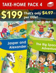 Books: Take-Home Pack 4 – Early reading levels 7-12, 1×40 titles