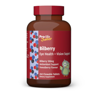 Prolife Junior Bilberry 240 Tablets New Design  (2026.10)