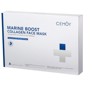 Health food wholesaling: Cemoy Facial Mask Marine Boost Collagen 5pk (White packing) (2026.02)