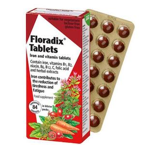 Floradix Red Seal iron 84 tablets 2026.07