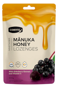 Comvita Lozenges Elderberry 500g Large Bag - 104103 (2027.06)