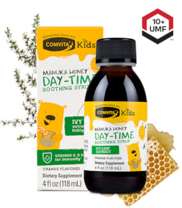 Comvita Kids Day-Time Soothing Syrup With UMF 10+ 118ml (2025.07)