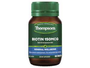 Thompson‘s Biotin 150mcg 100 Tablets (2028.02)