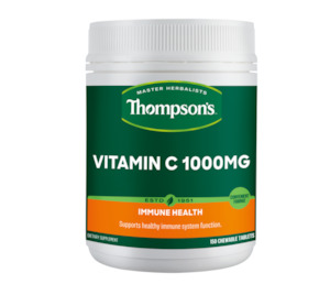 Thompson‘s Vitamin VC Chewable 1000mg 150 Tablets (2025.09)