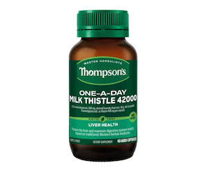 Thompson‘s Milk Thistle 42000mg 60 Caps (2027.04)