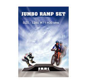 Jumbo Ramp Set Skateboards & Bikes