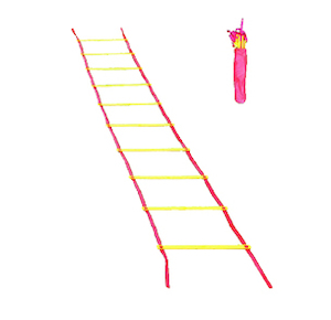 Sporting equipment: Flat 10 Rung Agility Ladder 5m