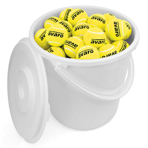 Avaro Tennis Balls – Bucket of 60