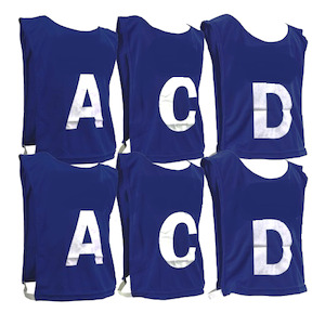 Sporting equipment: Netball 6 aside Bibs