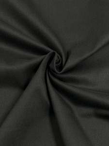 Cotton Sateen - Black - 130cm