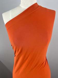 Fabric Lycra: ITY Knit - Burnt Orange - 150cm