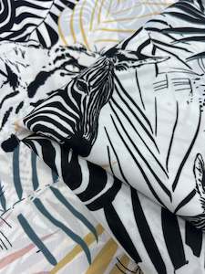 Clearance: Printed Crepe - Safari - 150cm