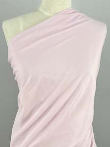 Clearance: Stretch Crinkle - Soft Pink - 140cm