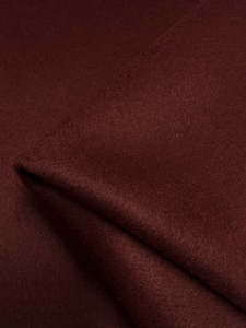 Outerwear Fabric: Wool Cashmere - Fired Brick - 150cm