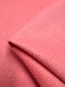 Outerwear Fabric: Wool Cashmere - Shell Pink - 150cm