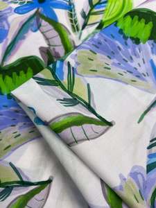 Printed Cotton - Blue Paradise - 150cm