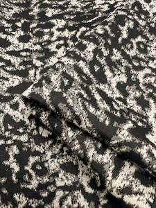 Textured Knit - Leopard - 145cm