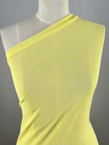 Lightweight Slub Jersey - Lemon - 150cm