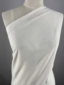 Plain Rayon - White - 140cm