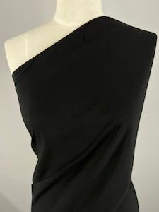 Plain Rayon - Black - 150cm