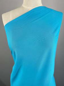 Plain Rayon - Bright Blue - 140cm