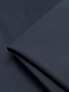 Plain Cotton: Stretch Cotton - Navy - 150cm