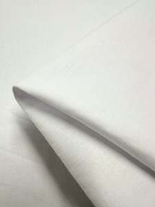 Plain Cotton: Stretch Cotton - White - 125cm