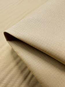 Textured Cotton: Textured Grid Cotton - Curry - 150cm