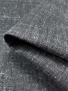 Textured Cotton: Upholstery Canvas - Soot - 140cm