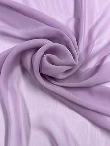 Chiffon: Hi-Multi Chiffon - Bleached Mauve - 150cm