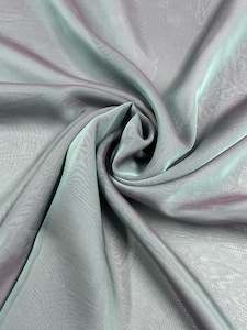 Designer Shot Chiffon - Pearl Blue - 150cm