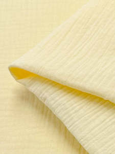 Muslin - Pastel Yellow - 135cm