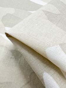 Printed Linen Blend: Linen Blend - Calm Camo - 137cm