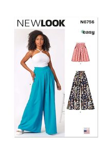 Pattern - New Look - 6756 - Misses’ Shorts and Trousers