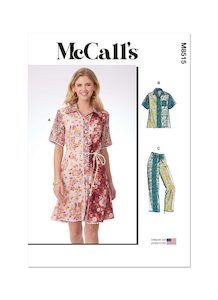 Pattern - Mccall's - M8395 - Misses’ Dress, Top and trousers